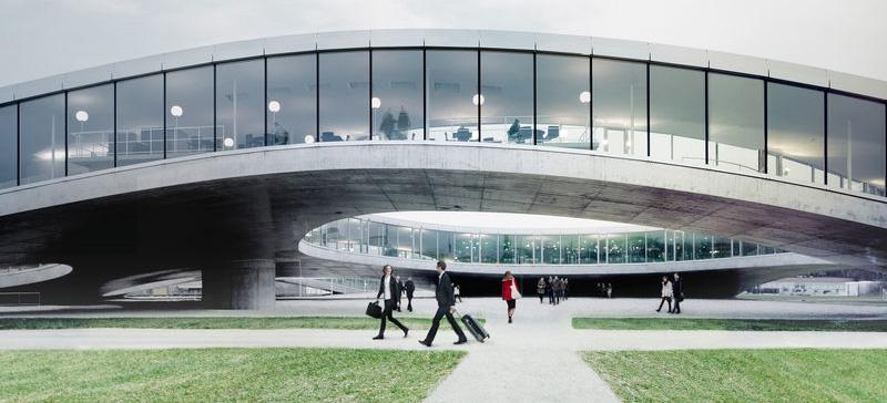 Gebäude der Schweizer Universität EPFL