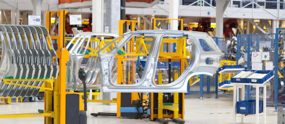 A production plant for car doors.
