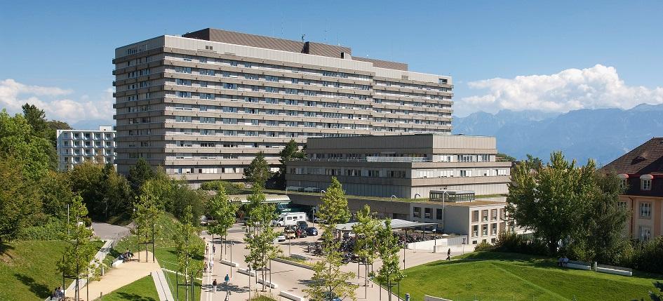 Le bâtiment principal du CHUV à Lausanne
