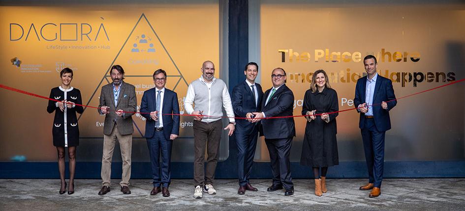 Der Dagorà Lifestyle Innovation Hub im Stadtzentrum von Lugano ist offiziell eingeweiht worden. Bild: Dagorà