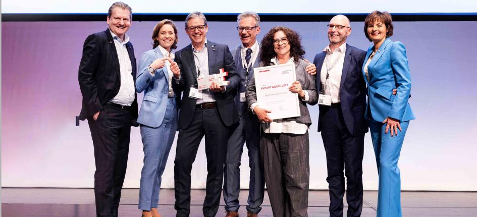 Team von Büchi AG, Gewinner Export Award 2022