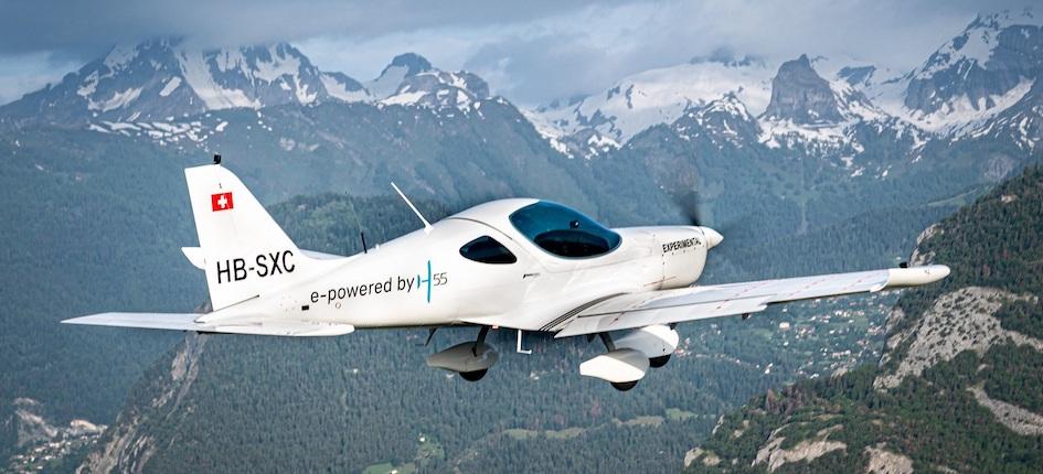 H55 electric airplane