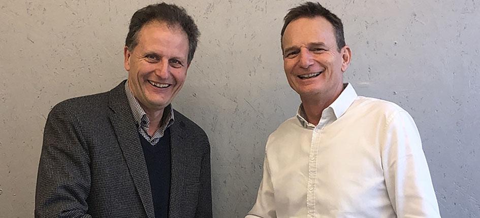 Michael Hennig, CEO of leadXpro and Benno Rechsteiner, CEO of PARK INNOVAARE.