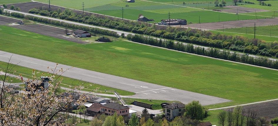 Der Ex-Militärflughafen Lodrino wird künftig zivil genutzt. Das kommt ansässigen Unternehmen, aber auch dem geplanten Kompetenzzentrum für Drohnen zugute. 