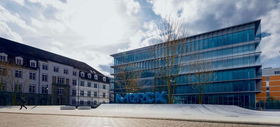 Merck Innovation Center at the headquarters campus in Darmstadt, Germany.