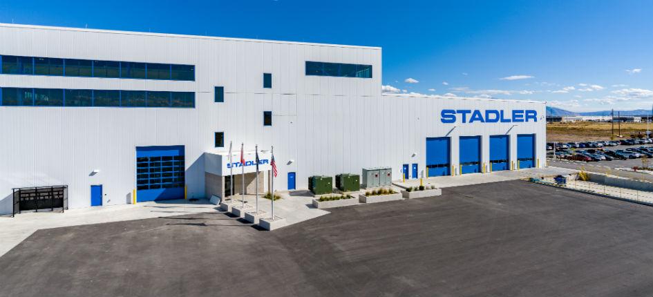 L'usine Stadler de Salt Lake City (Utah) où Stadler fabrique depuis un an des trains pour le marché nord-américain.