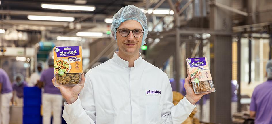 The start-up Planted produces innovative meat substitute products in Kemptthal. Image credit: Planted