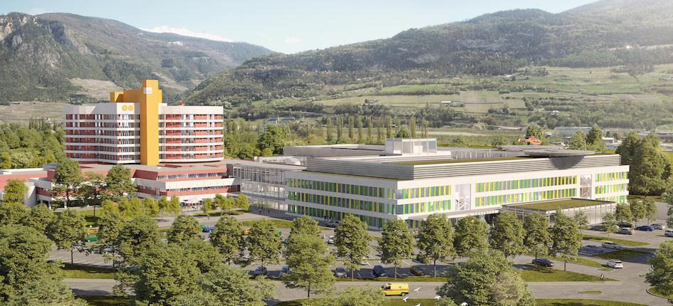 Le campus Pôle Santé rassemblera l’expertise de la HES-SO Valais-Wallis, de l’EPFL, de la Fondation The Ark, de l’Observatoire valaisan de la santé et de SpArk, le centre d’excellence pour les sciences et technologies du mouvement.