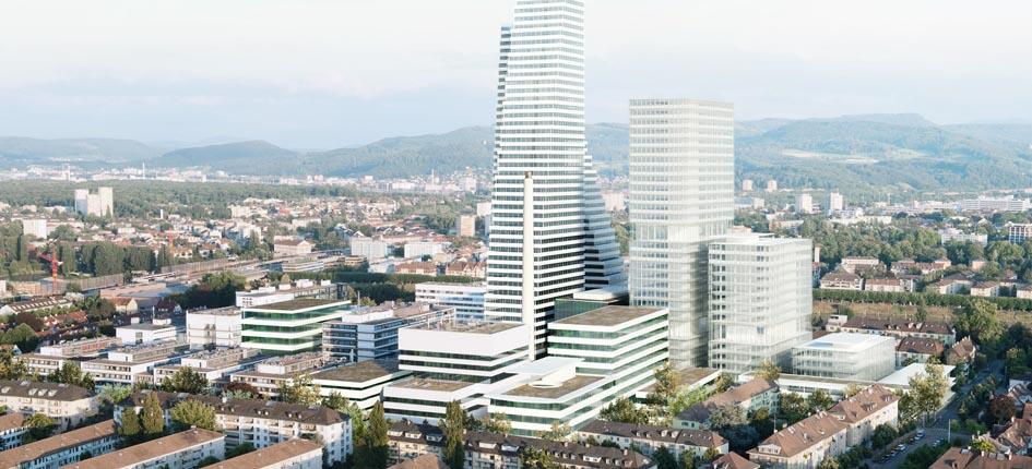 Roche-Turm in Basel.