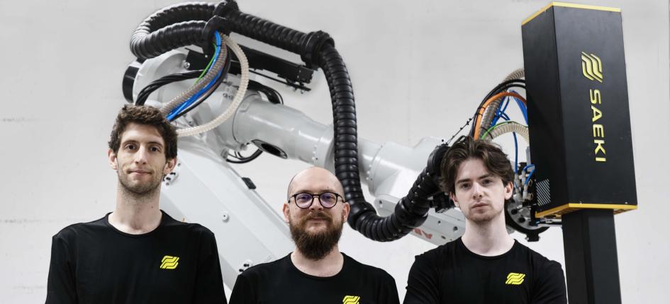 SAEKI founders: (from left to right) Oliver Harley, Matthias Leschok and Andrea Perissinotto. Image credit: SAEKI
