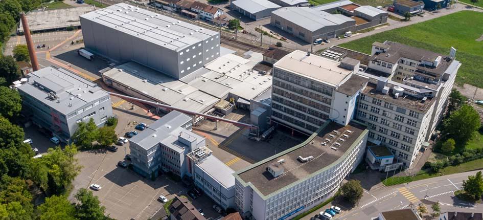 シャフハウゼン州・タインゲン立地のユニリーバ社の製造拠点では、栄養・食品関連コンピテンスセンターを新設予定です。©Unilever Switzerland GmbH
