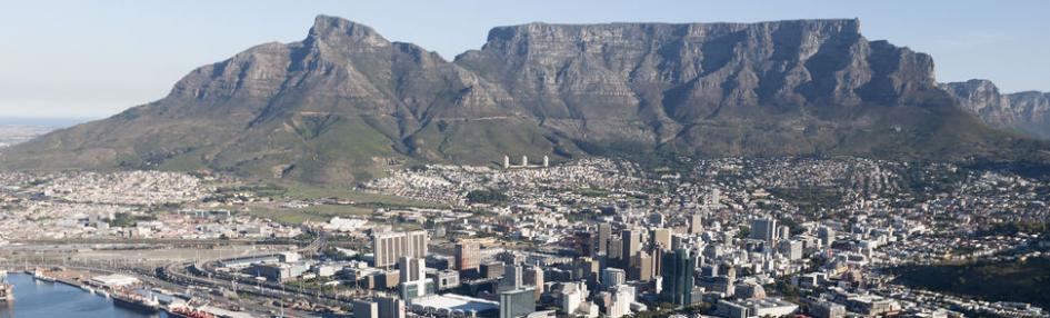 Blick auf Kapstadt.