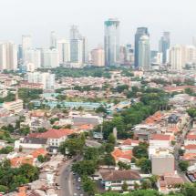 Growing middle class: a residential district in Jakarta
