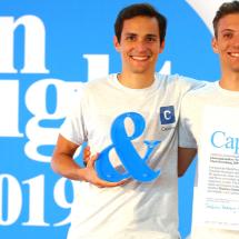 Pascal de Buren and Maurice Gonzenbach plan to enter the North American market soon with Caplena, the startup they founded in 2017. 