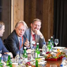 The initiators of ICAIN met at the WEF in Davos to launch the initiative. Image credit: Presence Switzerland