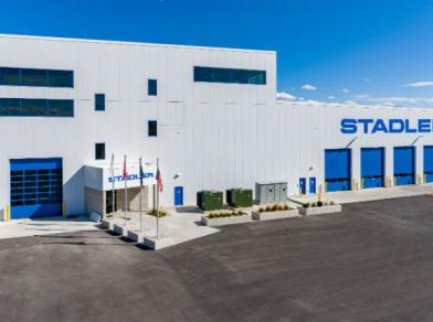 Lo stabilimento Stadler a Salt Lake City in Utah, in cui l’azienda, da un anno, fabbrica treni per il mercato nordamericano.