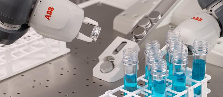 ABB Robotics und Vyripharm Enterprises wollen eine automatisierte Plattform für Labortests entwickeln. 