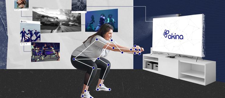 Akina is developing a digital exercise trainer to facilitate physical therapy at home. 