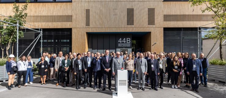 The uptownBasel competence center was officially opened on September 8 in the presence of the cantonal government of Basel-Country and 150 guests from the economy, science, and politics.