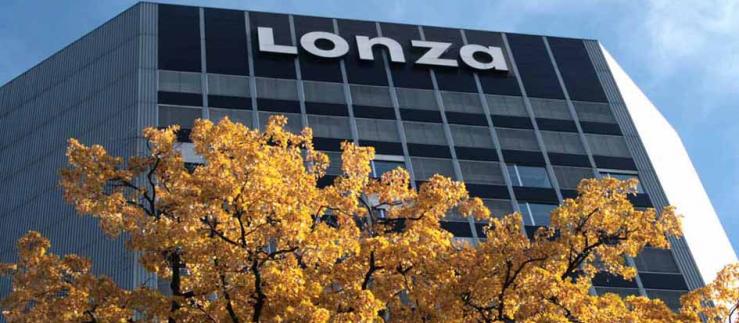 Lonza Hauptsitz in Basel. 