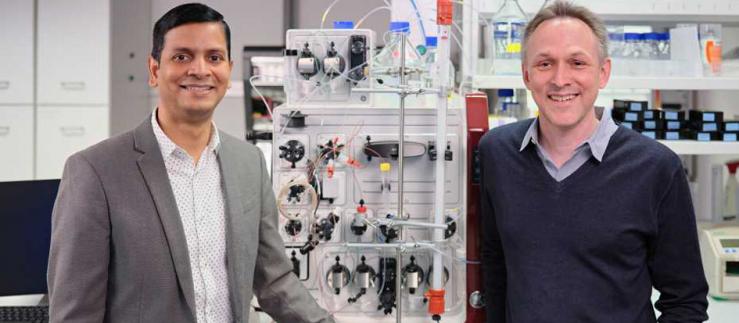 Jeff Bode and Vijaya Pattabiramanare intent on ushering in a new era of protein engineering.
