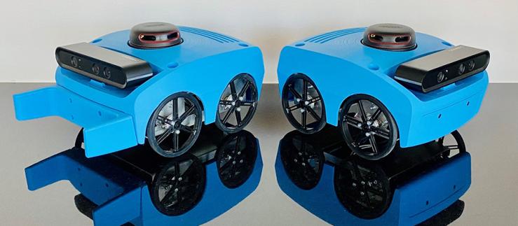 Helbling's concept robot can autonomously find and manipulate objects.