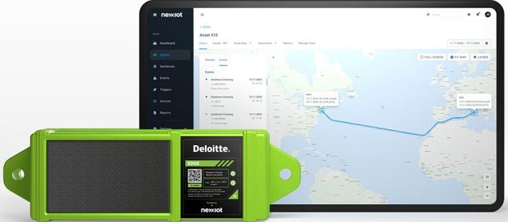 Deloitte and Nexxiot are committed to improving compliance and operational efficiency in global freight. Image credit: Nexxiot