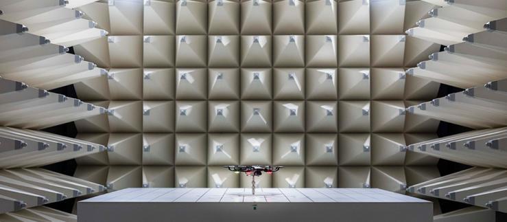Among other things, Helbling has what is known as an anechoic chamber, which is used to investigate disturbances that are transmitted through the air. 