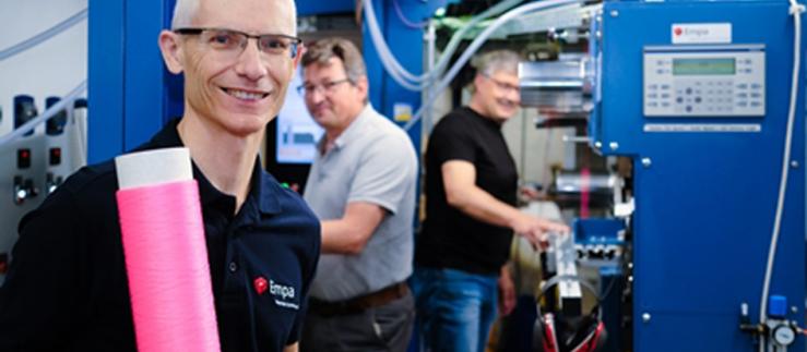 Rudolf Hufenus’ team has developed a technology that increases the elasticity of fiber optic cables, meaning that they are less likely to break.