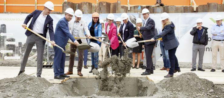 VAT has broken ground for its new innovation center in Haag. Image provided by VAT