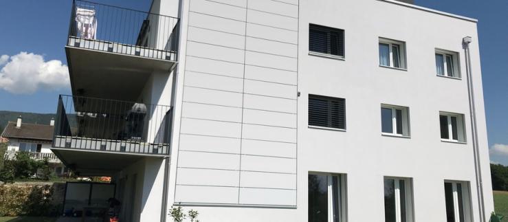 Фотоэлектрические панели, покрывающие этот фасад, были изготовлены компанией Solaxess (Невшатель) с использованием технологии Швейцарского центра электроники и микротехнологий (CSEM). | Авторское право Solaxess 