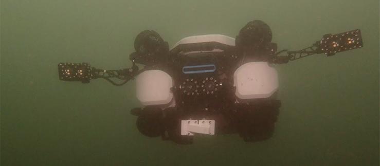 ETH spin-off Tethys Robotics has developed an underwater robot for tracking tasks. 