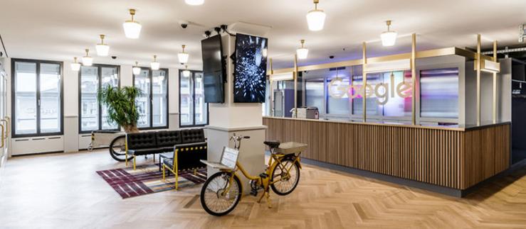 Google opens its new offices in Zurich.