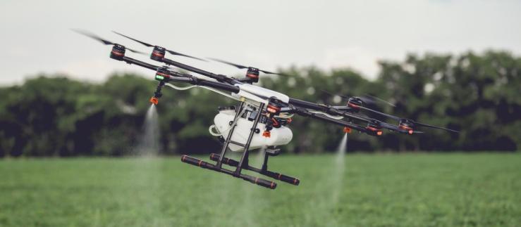 Settore tecnologie agricole, droni