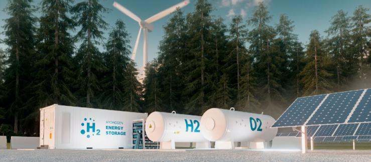 hydrogen energy storage from renewable sources wind turbines and photovoltaics
