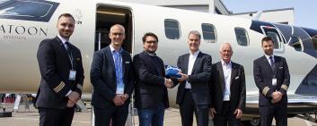 Pilatus has handed over a fourth PC-24 to Platoon Aviation. 