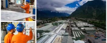 In the heart of the Valais Alps, aluminum specialist Constellium employs more than 700 people at its sites in Chippis, Sierre and Steg, and no less than 1,200 employees worldwide.