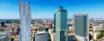 Warsaw, the capital of Poland 