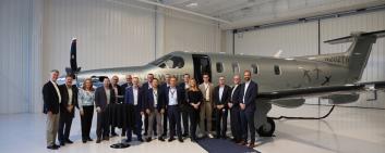 Aircraft manufacturer Pilatus has handed over its first PC-12 NGX to Tradewind Aviation at the site of its Pilatus subsidiary in Broomfield, Colorado. 