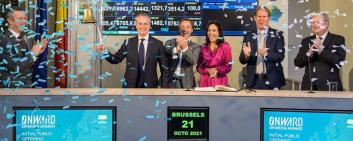ONWARD Medical at the Euronext in Bruxelles