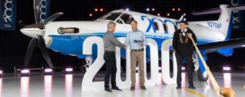 Pilatus Aircraft Works has delivered its 2000th PC-12 model aircraft. The aircraft went to the American airline PlaneSense. 