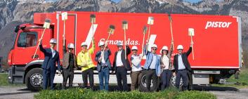 Pistor AG has broken ground in Sennwald as part of a construction project to build a new distribution center to serve Eastern Switzerland. Image provided by Pistor