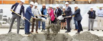 VAT has broken ground for its new innovation center in Haag. Image provided by VAT