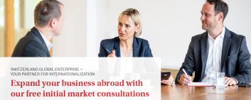 Individual business consultation  at Switzerland Global Enterprise