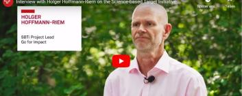 Intervista con Holger Hoffmann-Riem sulla Science-based Target Initiative